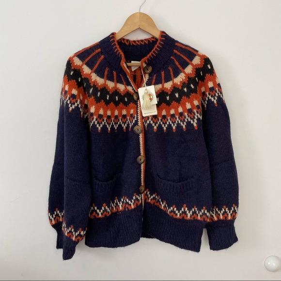 NWT DÔEN Hue Cardigan Sweater - Picture 5 of 13